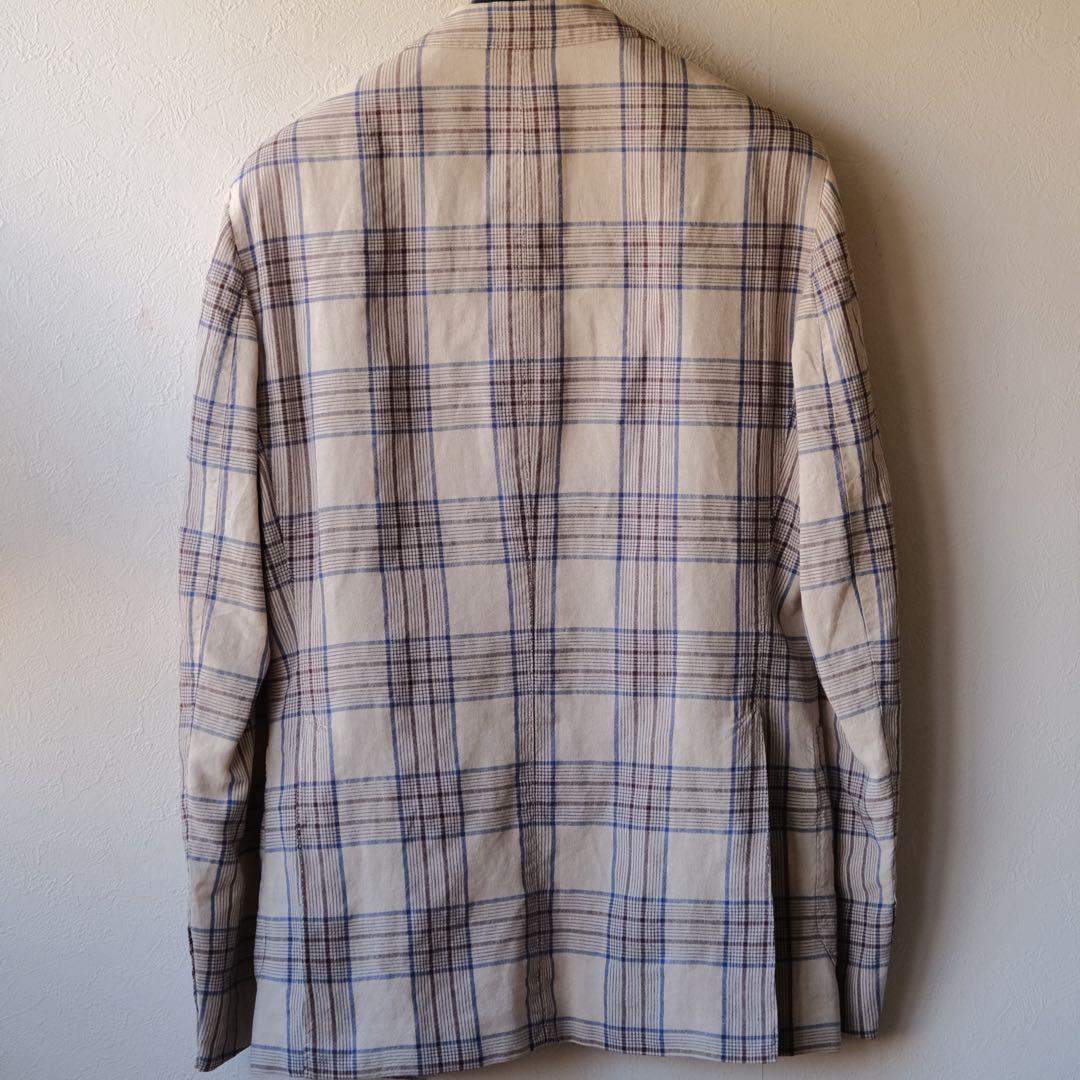 新品未使用品BOGLIOLI ボリオリ ガーメントダイリネンK.JACKET46