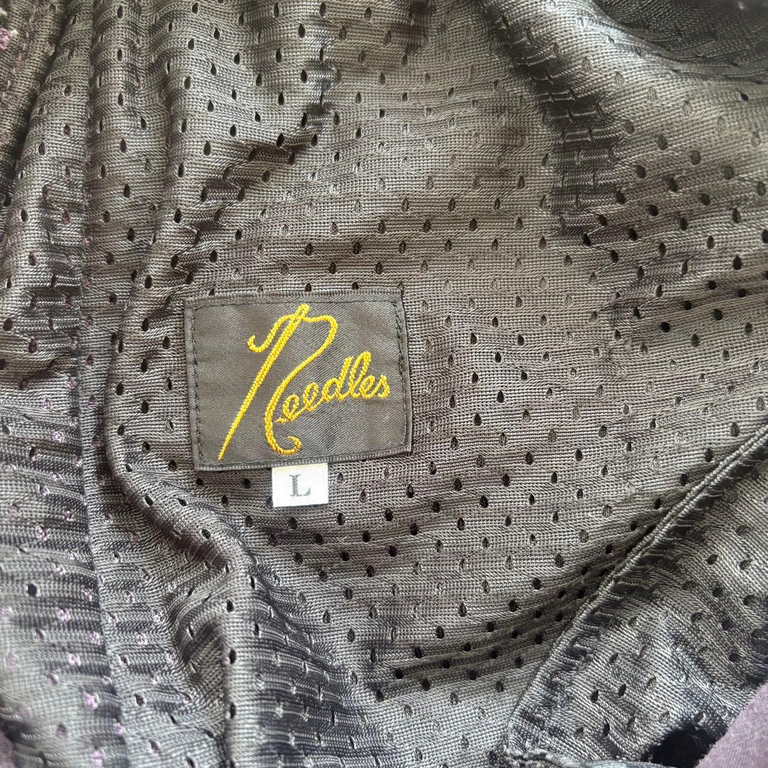 ニードルズ　needles パープル　ベロア　トラックパンツ