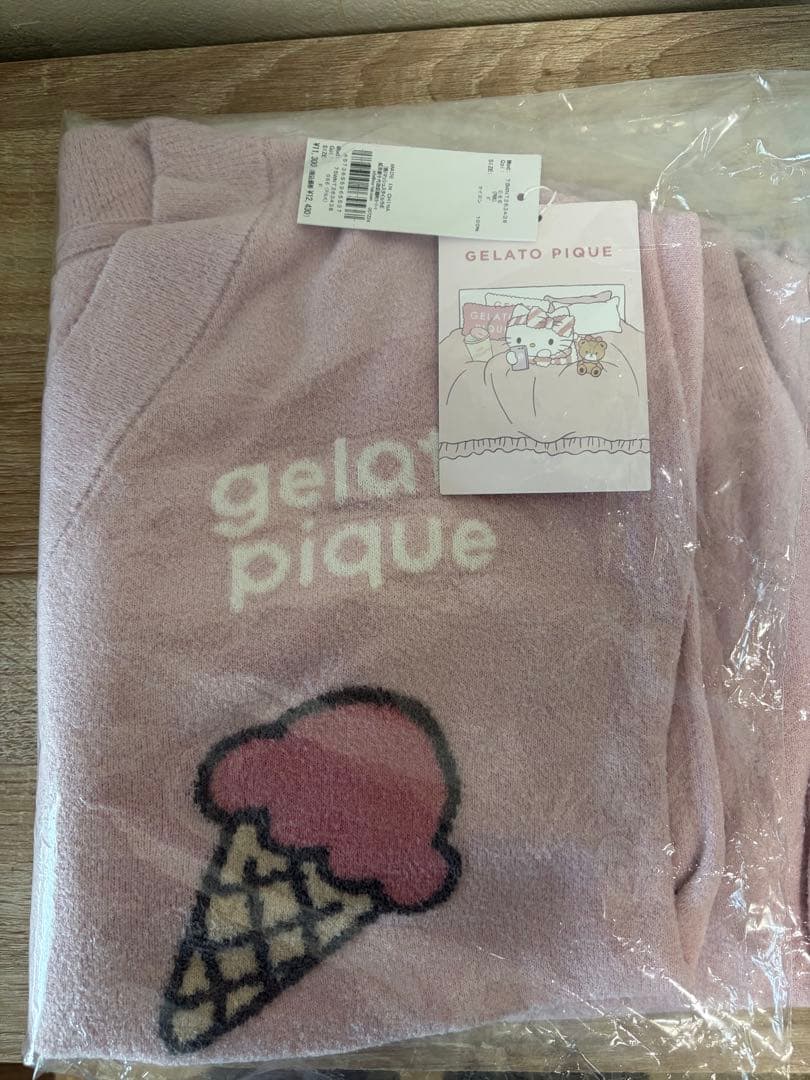 gelato pique カーディガンピンク　ジェラピケ　サンリオハウス　キティ