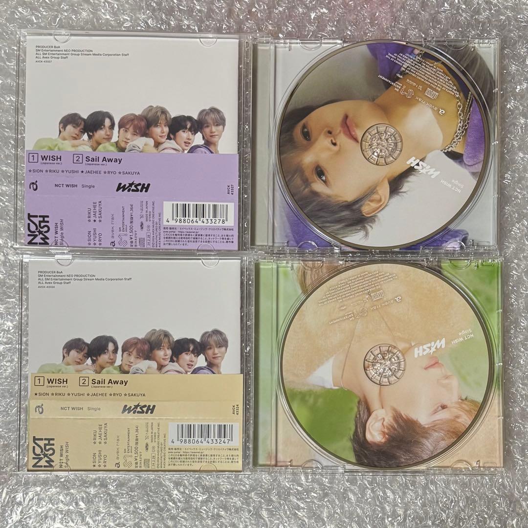 NCT WISH デビューシングル 『WISH』 初回限定盤 ソロ盤 コンプ