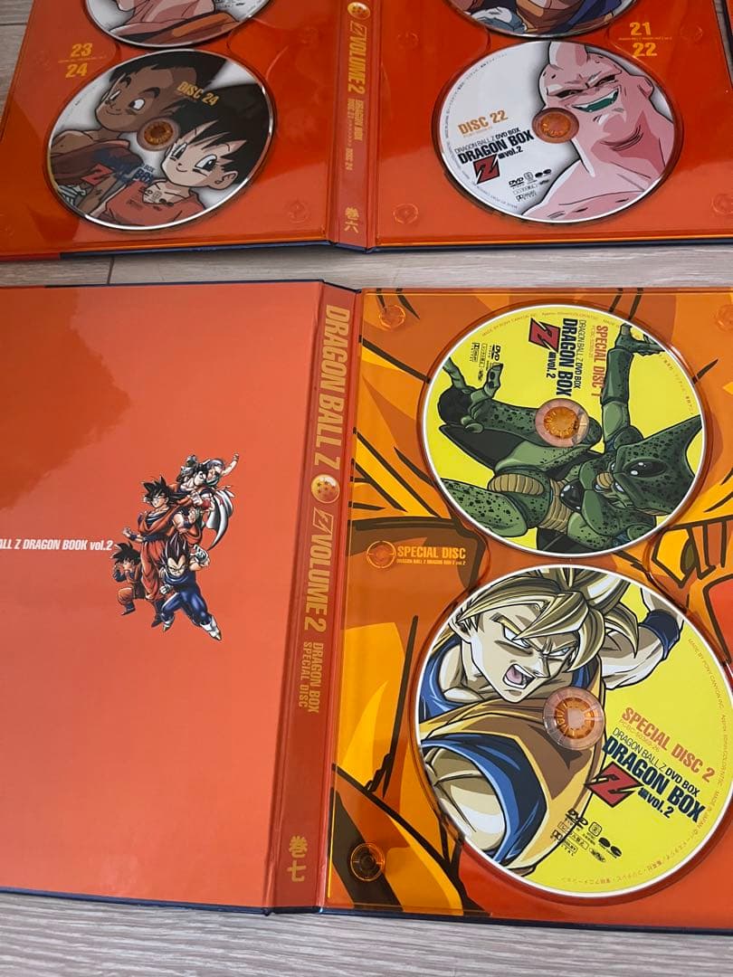 ドラゴンボールz DVD BOX1と2のセット