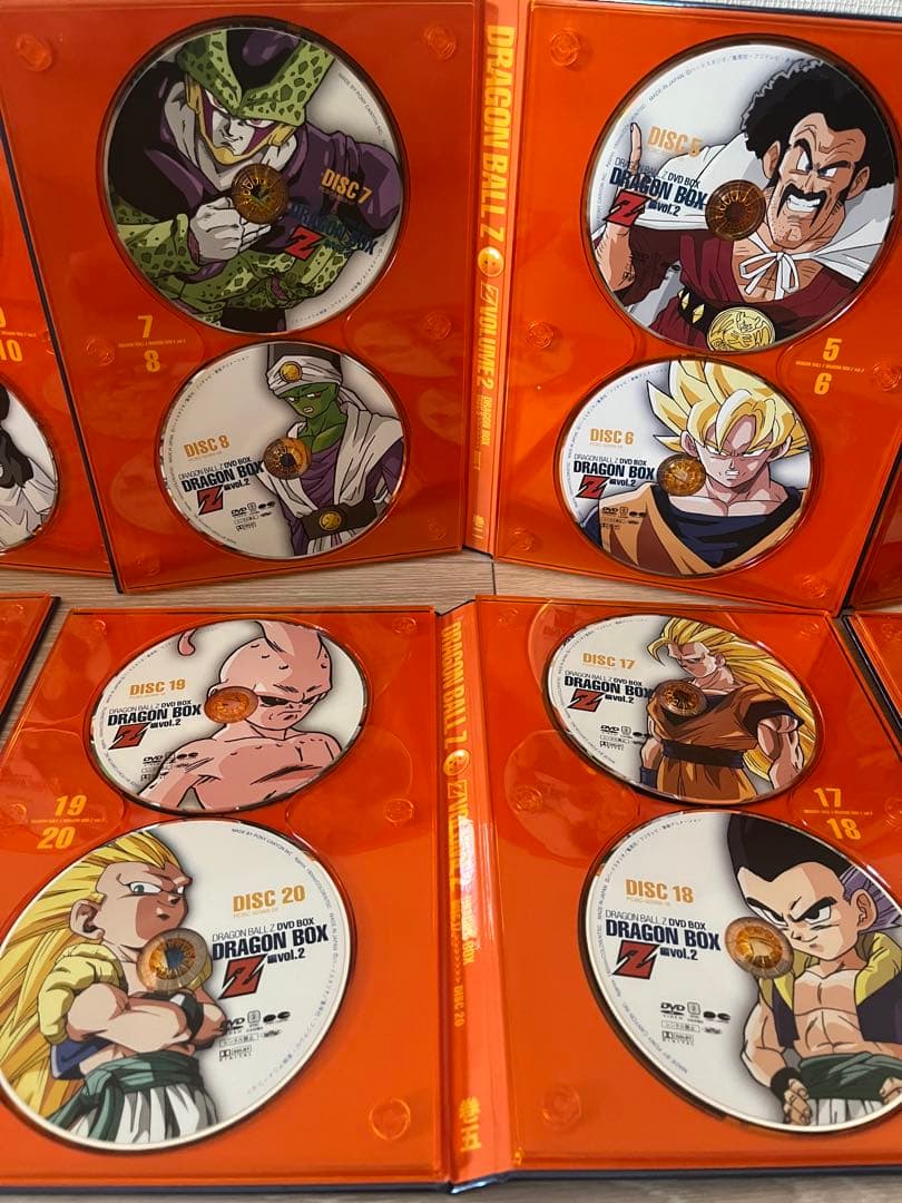 ドラゴンボールz DVD BOX1と2のセット