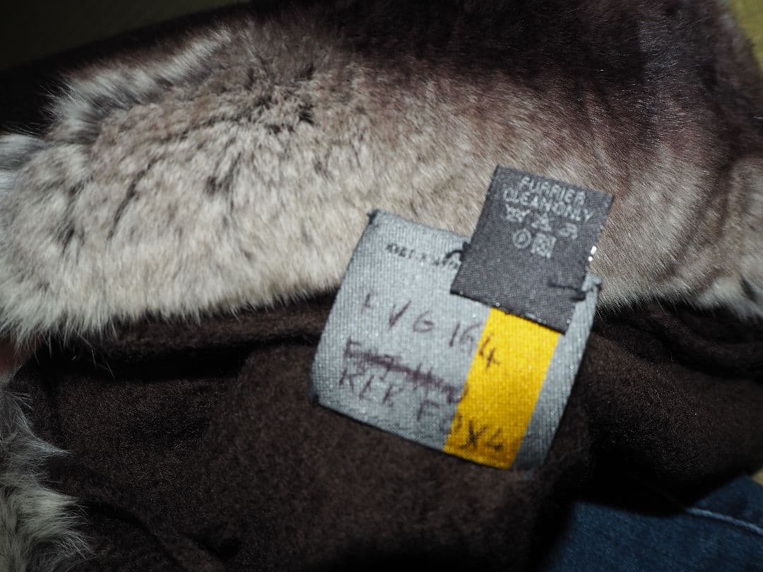 FENDI ダークブラウン チンチラ ストール