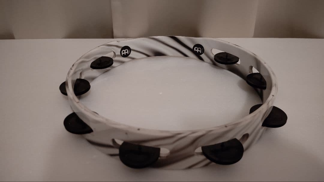 (BLACKスチール)MEINLとリズムテック(ブラス)(スチール)タンバリン