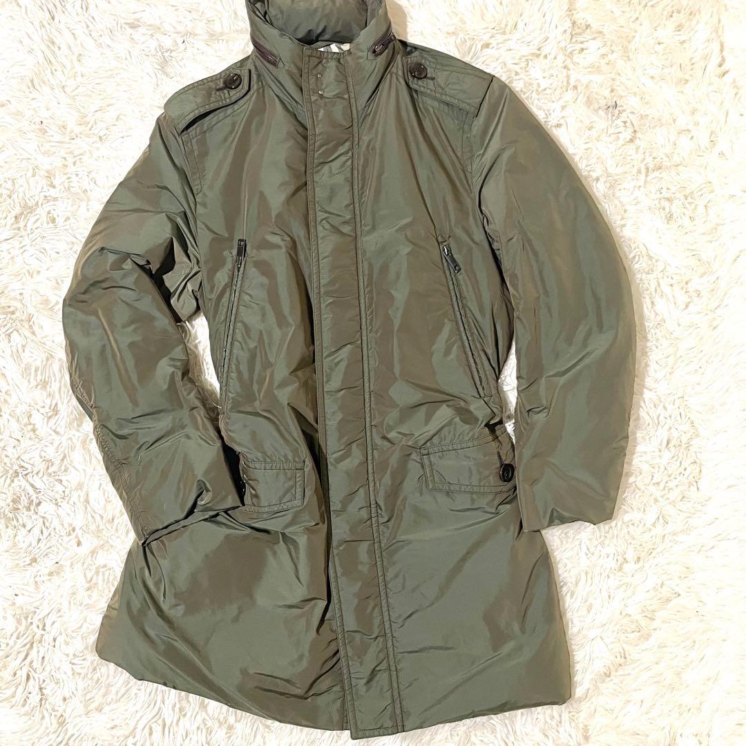✨極美品✨BURBERRY LONDON モッズコート玉蟲　ノバチェック　シルク