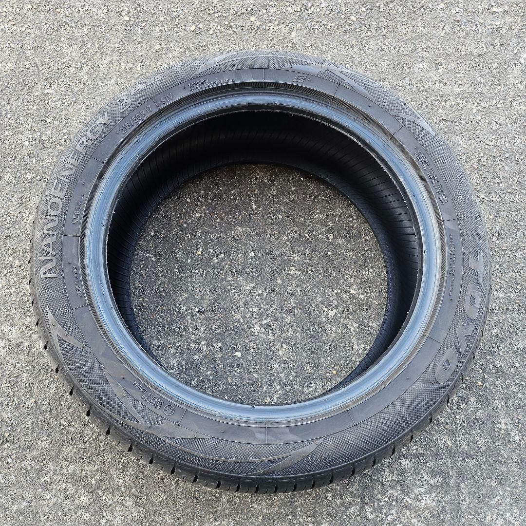 215/50R17 トーヨー ナノエナジー プラス3 2024年製 1本 溝あり