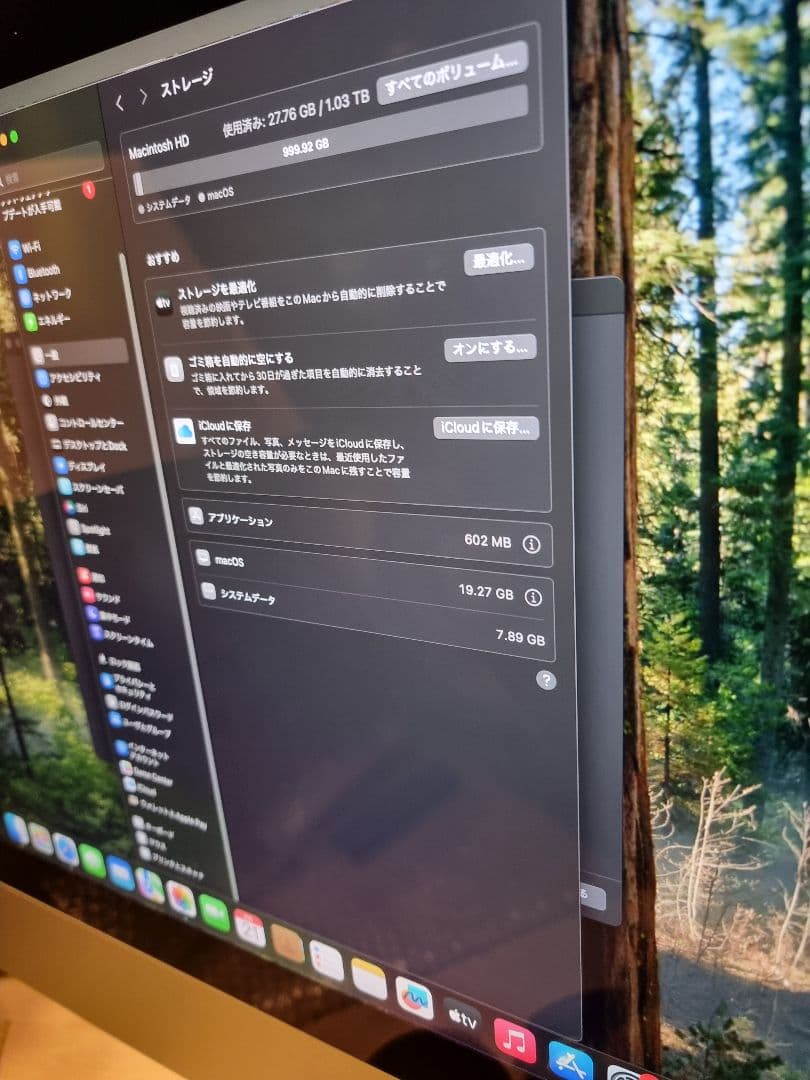 iMac 21.5 4K Core i5 / 8GB / 1TB 2019　本体
