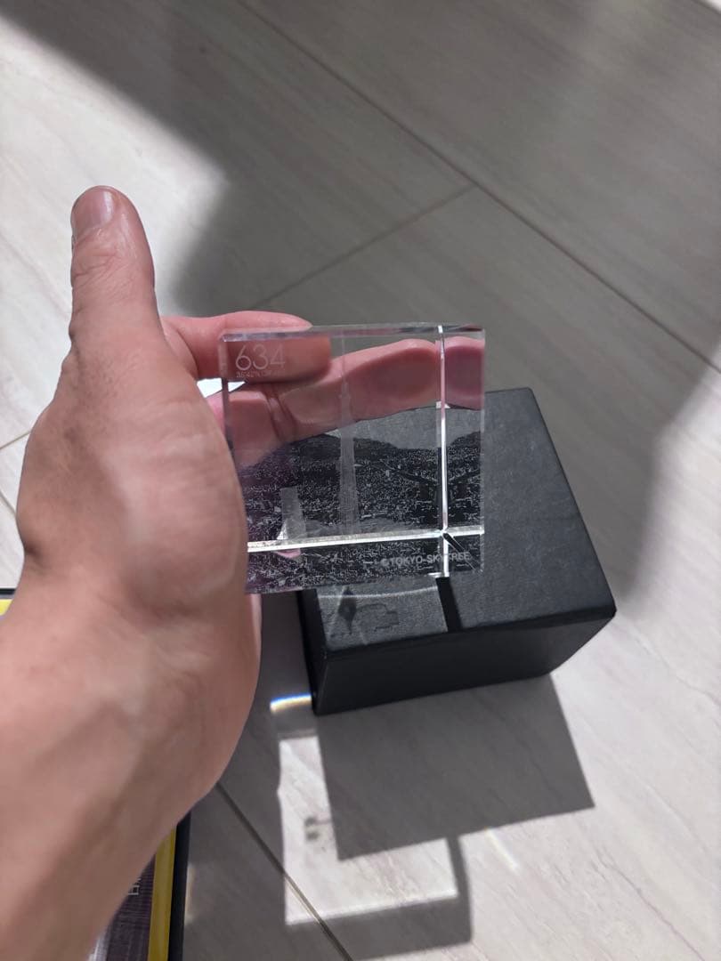 特大　東京スカイツリーバンク643 蛍光　126cm 貯金箱 クリスタル　DVD