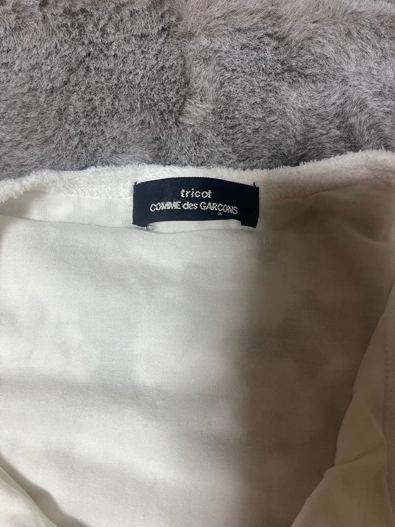 COMME des GARCONS 綿 八分袖 前開きシャツ