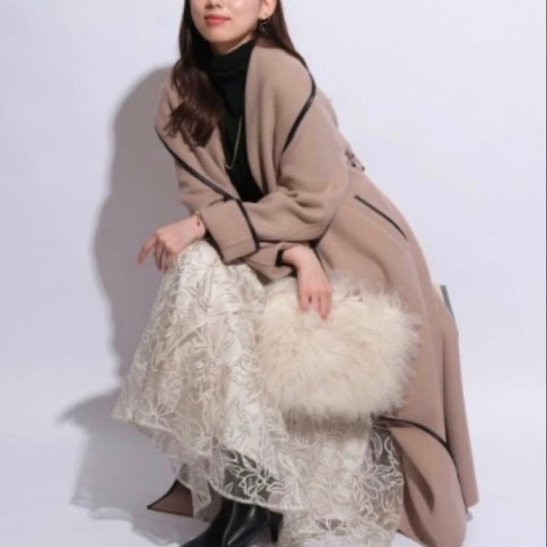 【美品】Mystrada パイピングリバーコート