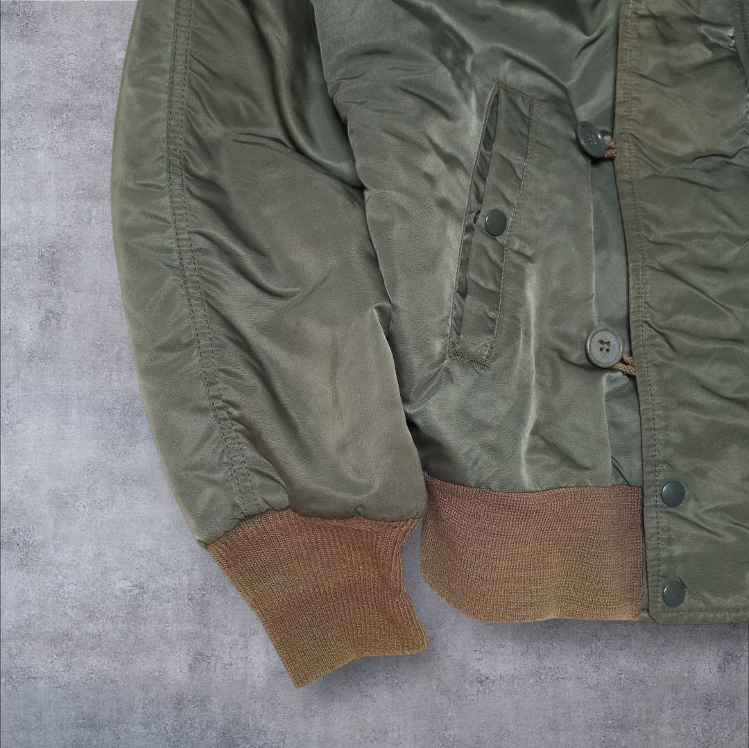 希少✨SPIEWAK n-2b 茶リブ USA製 XL SCOVILL 短丈