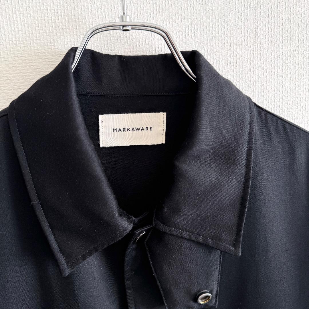 希少 MARKAWARE CASHMERE SATIN COACH JACKET