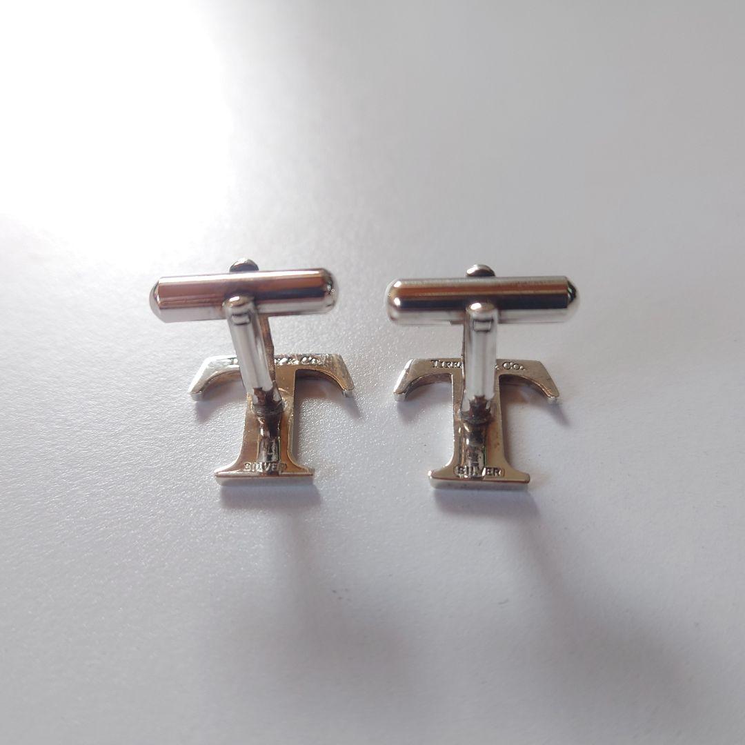 極美品 ティファニー カフス&タイタックセット TOYOTAコラボ シルバー