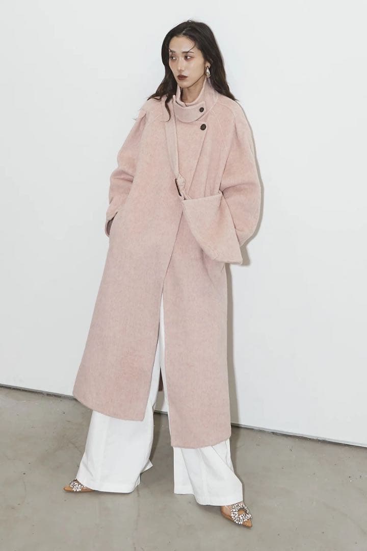 andrea&co AUBREY ロングコート　ショルダーバッグ付き