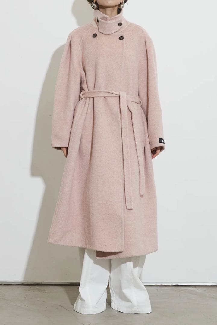 andrea&co AUBREY ロングコート　ショルダーバッグ付き