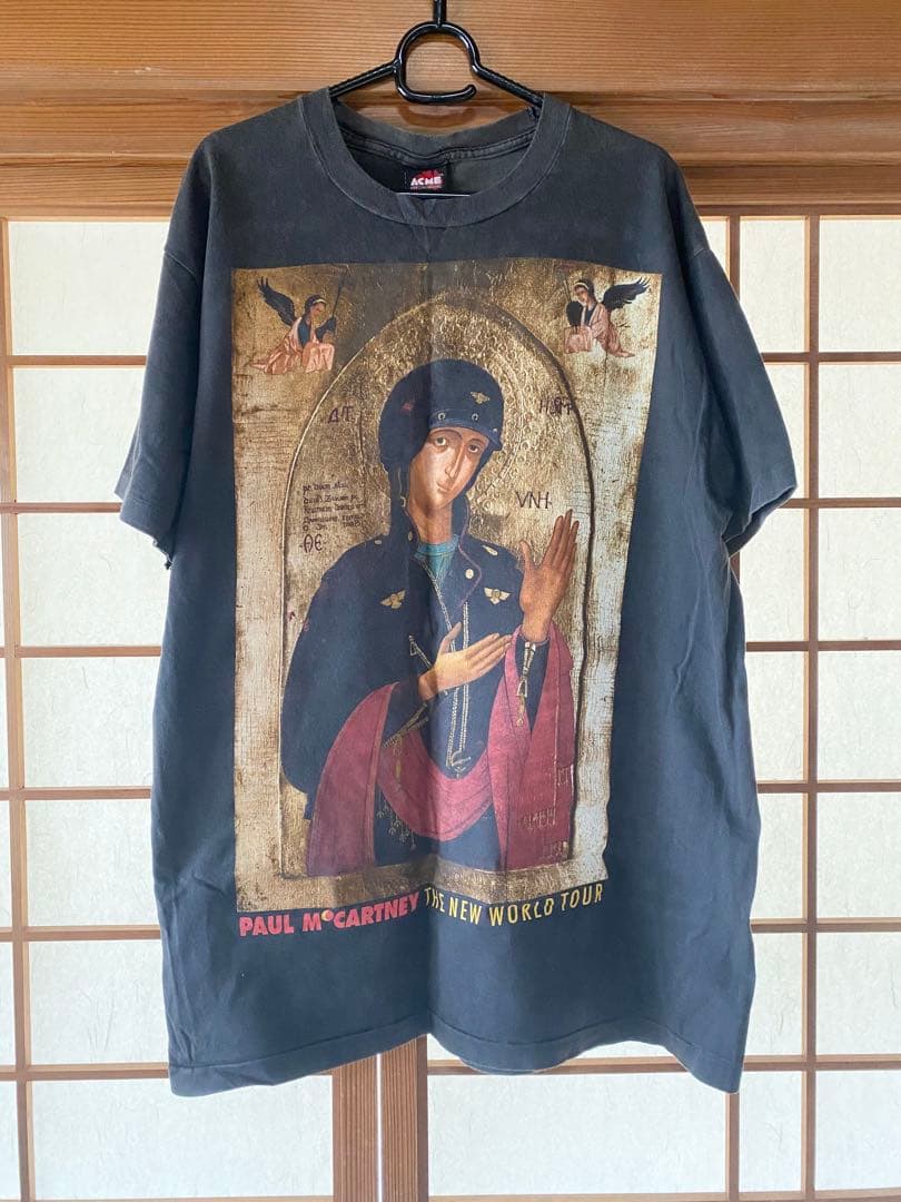 90's ポールマッカートニー　ビンテージツアーTシャツ　シングルステッチ
