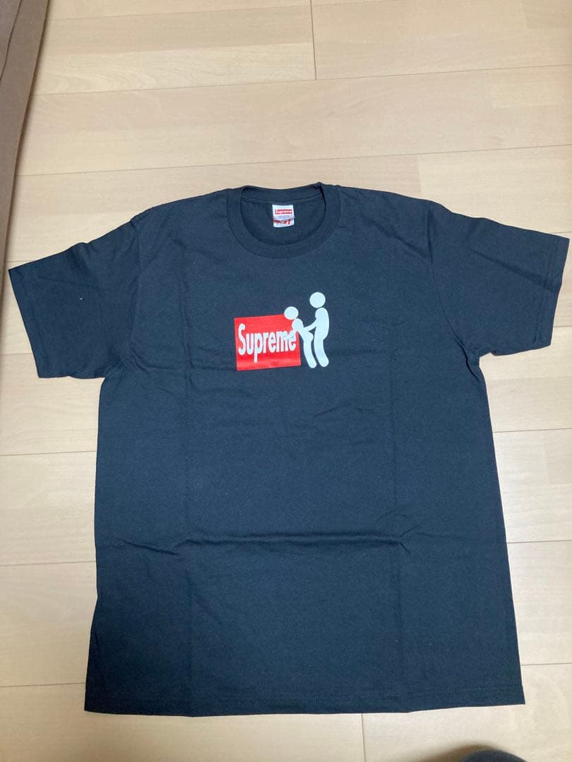 Supreme ブラック stick teeMサイズ