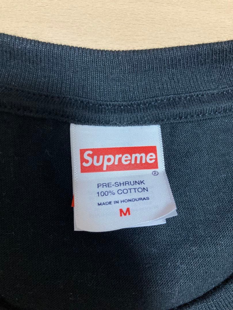 Supreme ブラック stick teeMサイズ