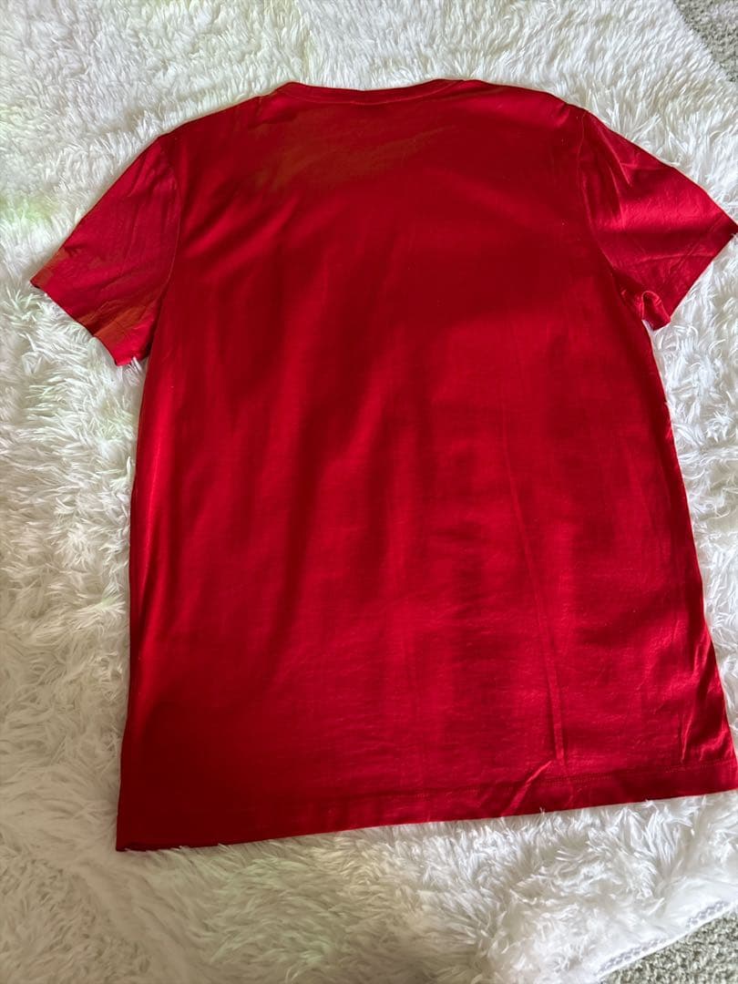 Moncler ／モンクレ／ロゴプリント Tシャツ ／レッド／Mサイズ未使用