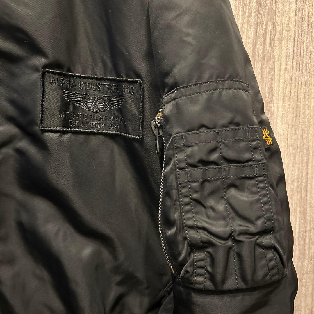 【美品】Alpha Industries MA-1 ジャケット 刺繍ワッペン古着