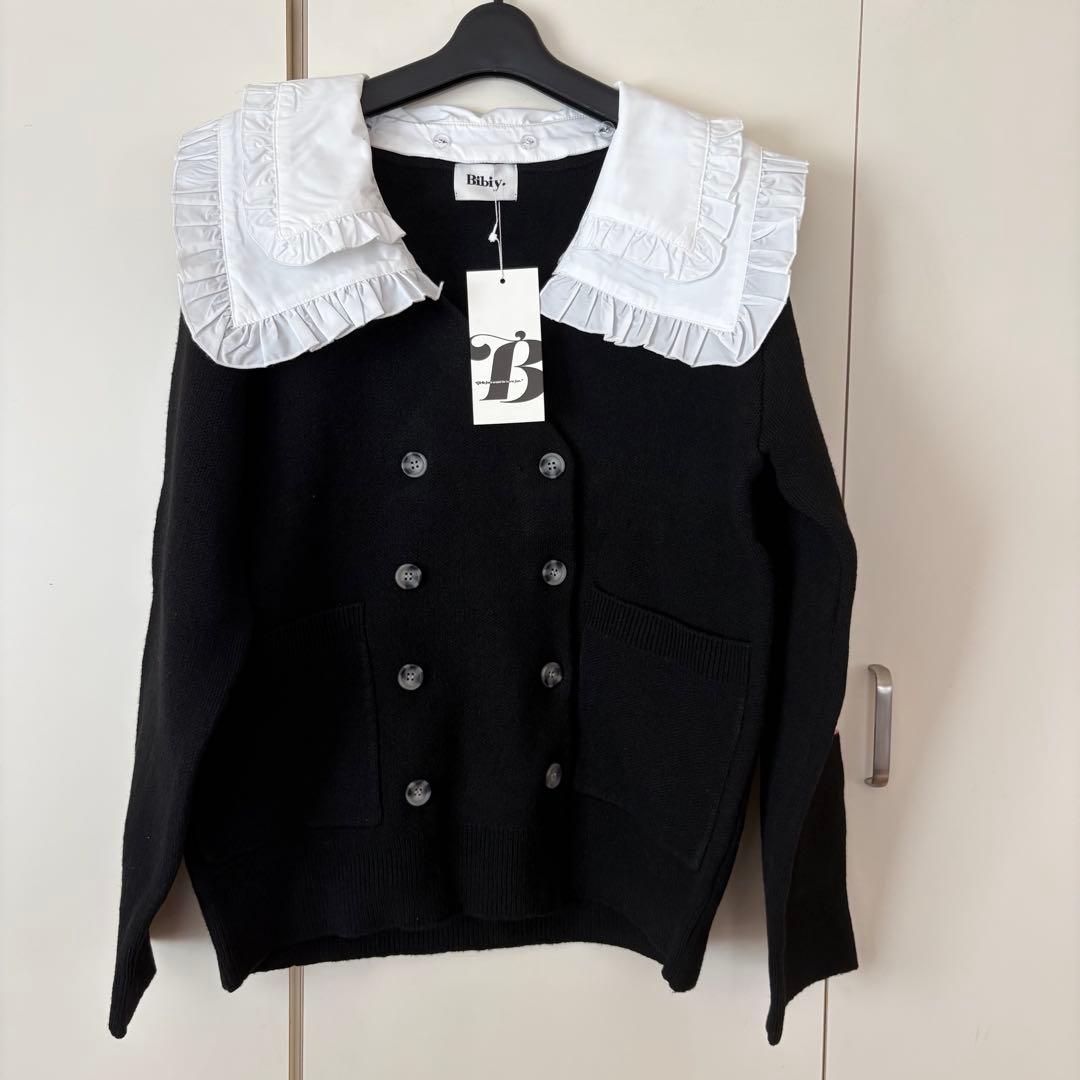 タグ付き新品 bibiy. ANNABELLE CARDIGAN ブラック