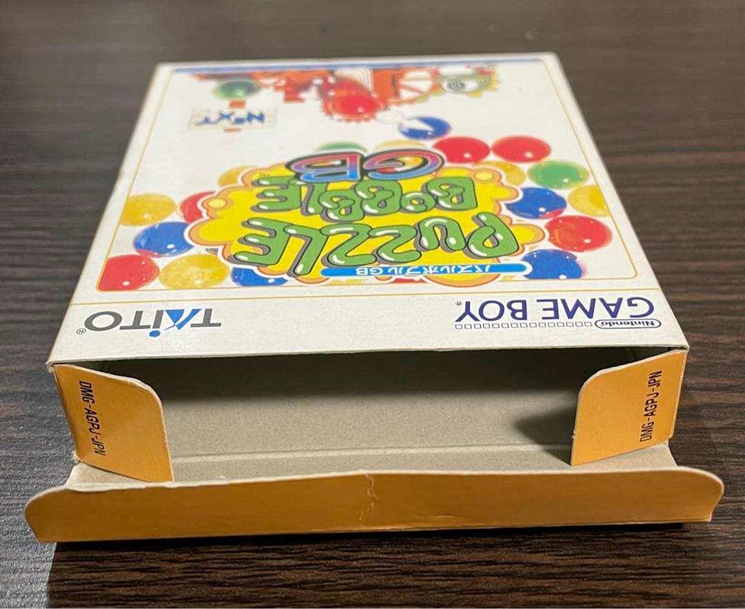 ゲームボーイ　中古カセット　美品　パズルボブル　箱　説明書付き