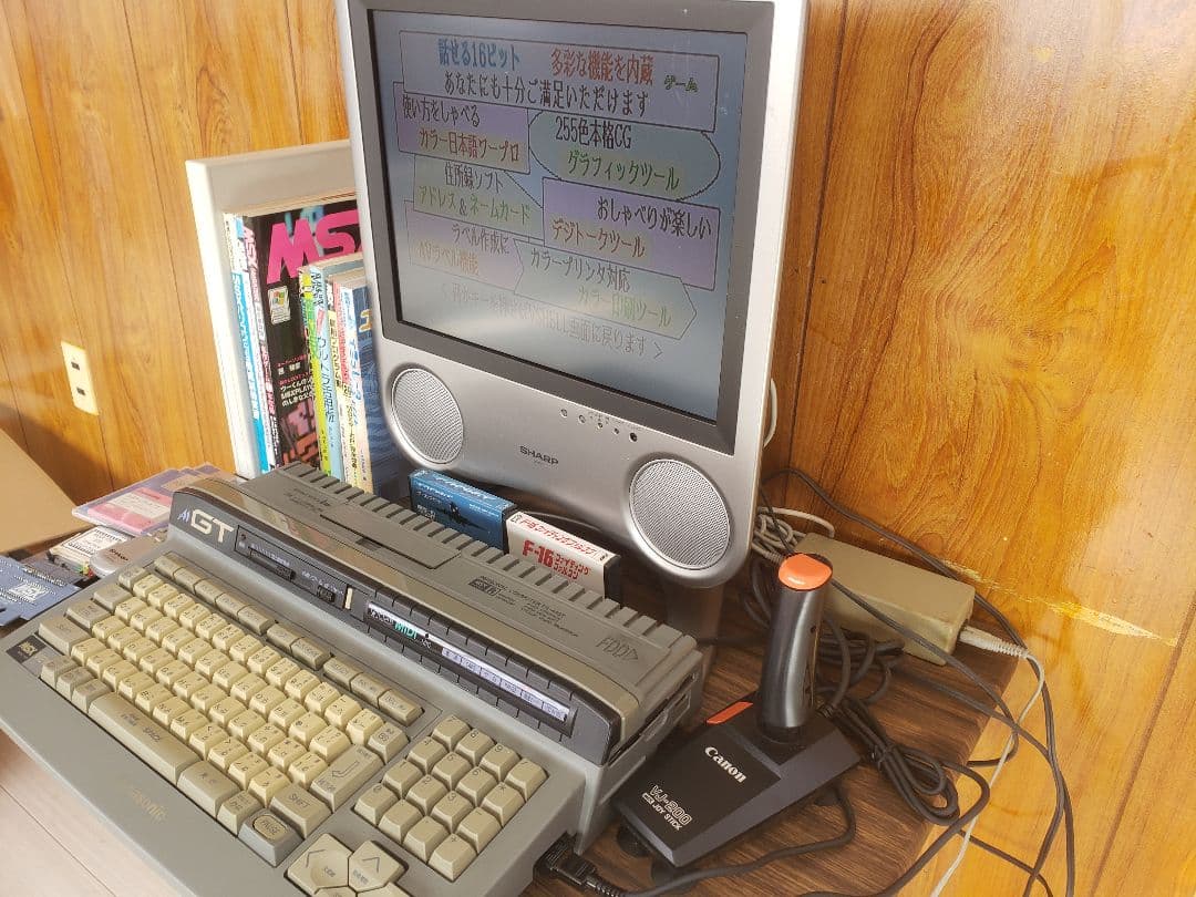 MSX GT 本体、本、ソフト、カートリッジ、モニター、一式