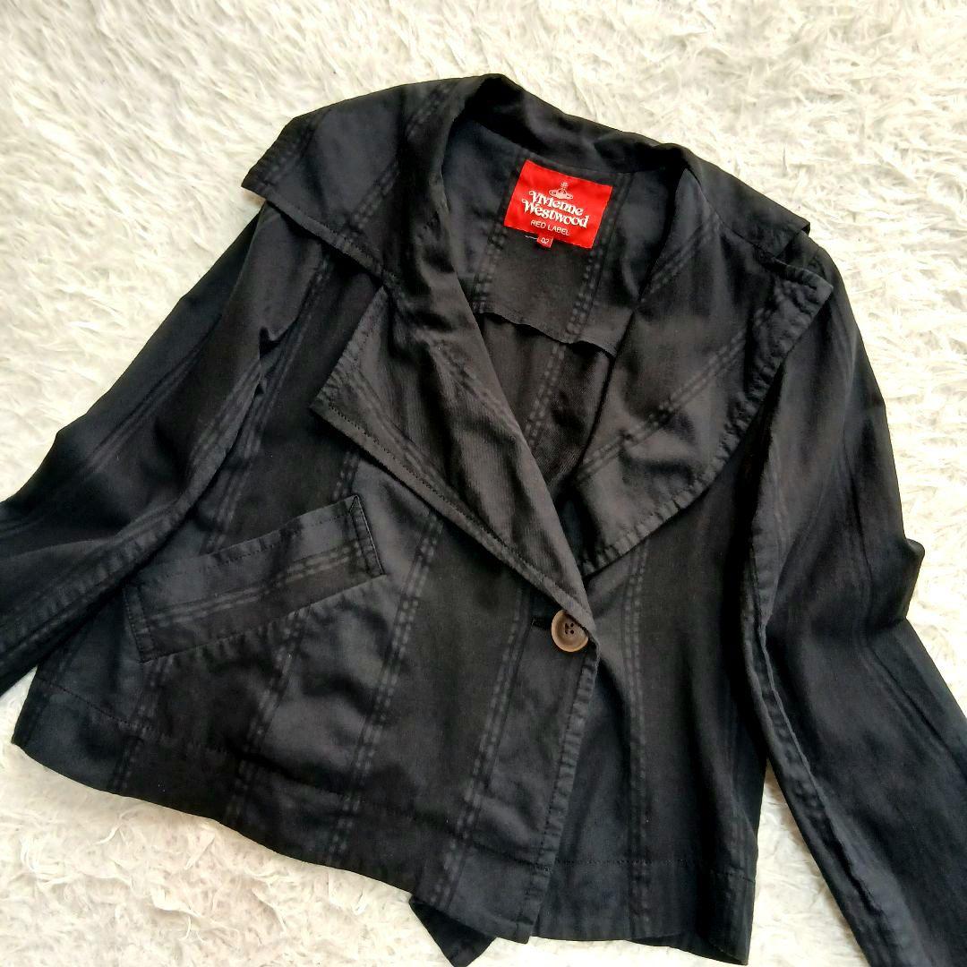 【Vivienne Westwood】現行タグ　変形　テーラードジャケット　黒