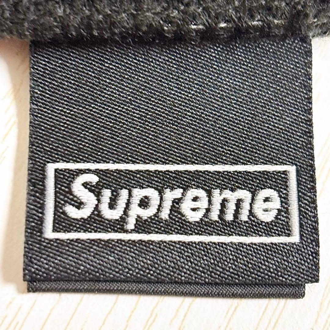 Supreme NEW ERA ニット帽　ビーニー　Sロゴ ブラック　ピンク　黒