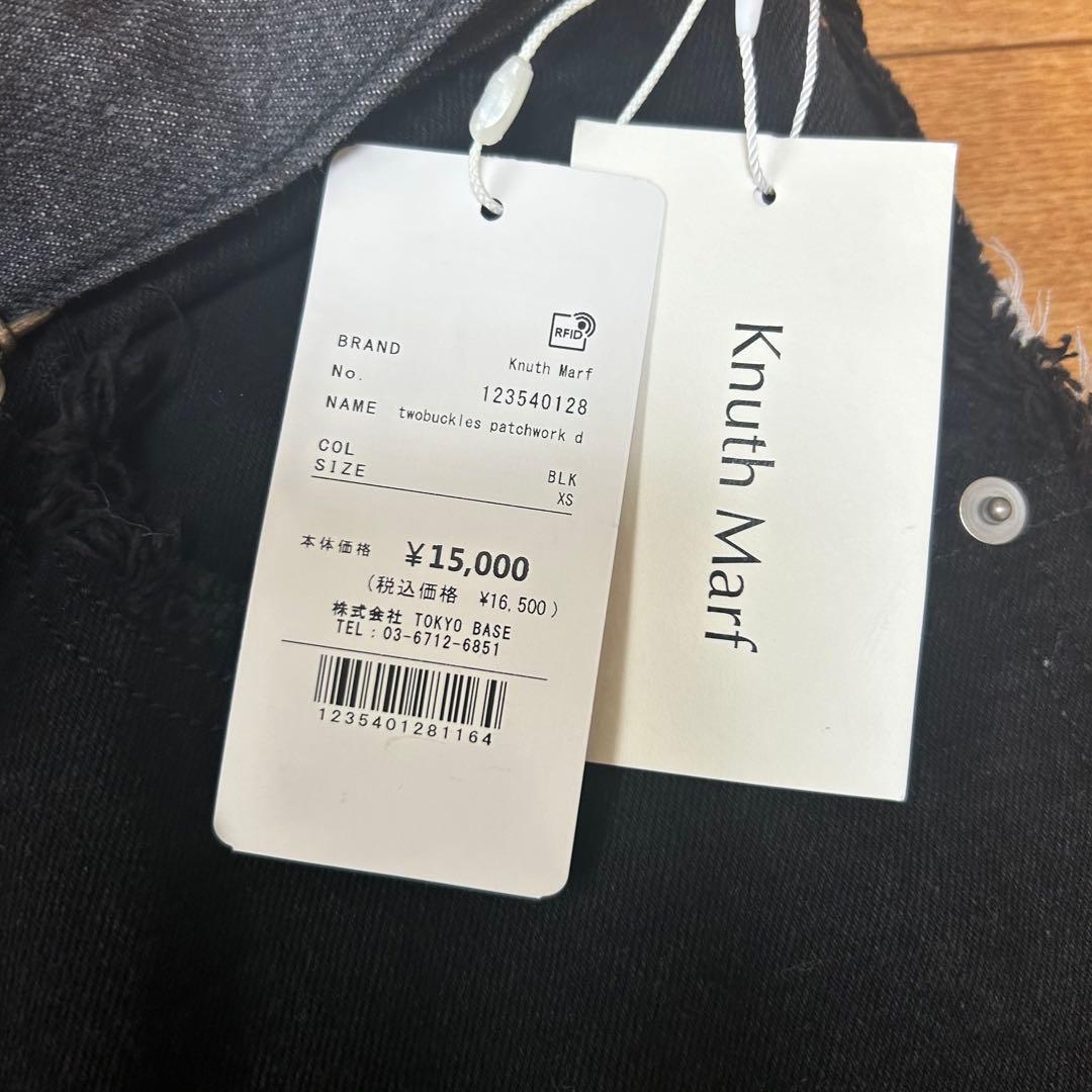 新品✨Knuth Marf twobuckles patchwork denim