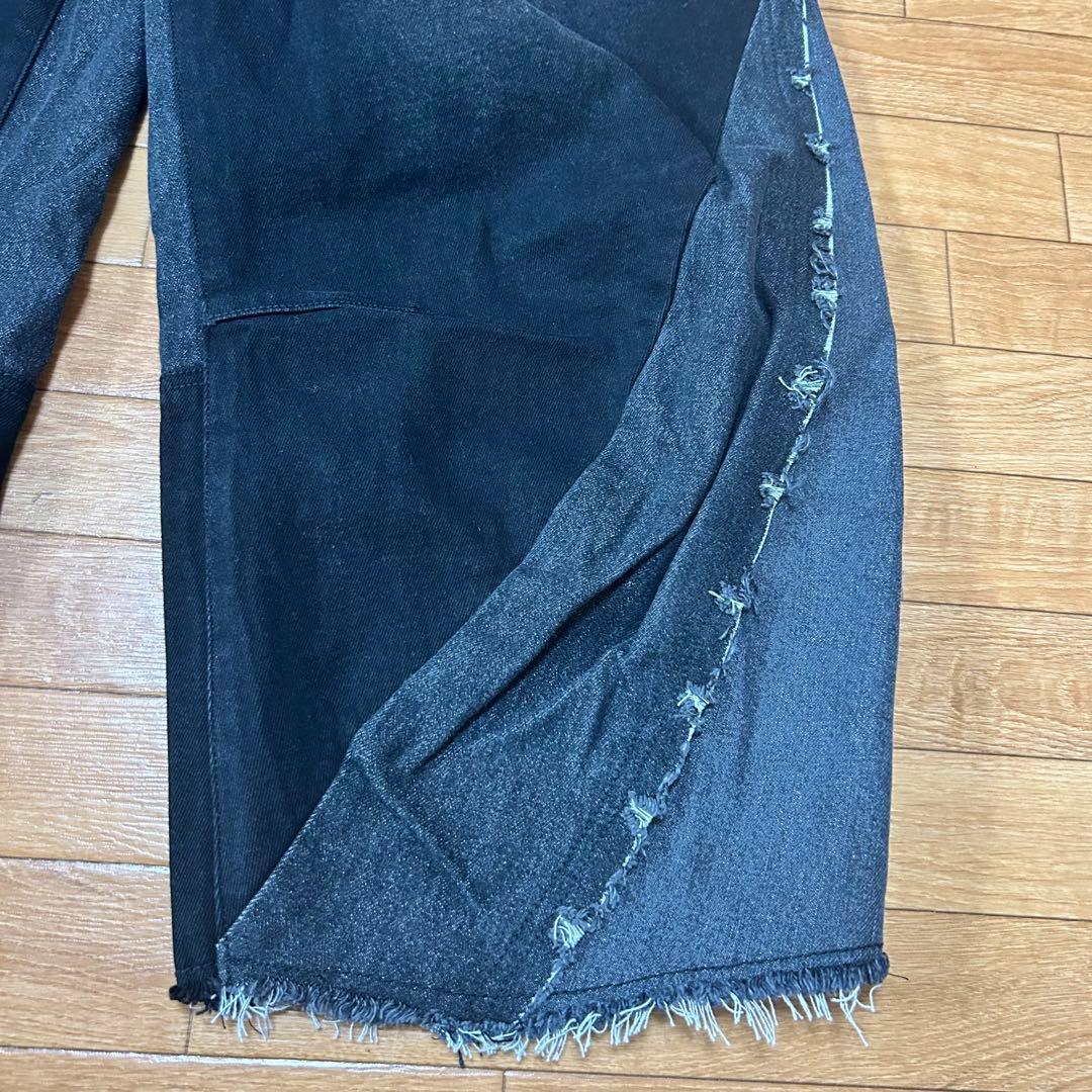 新品✨Knuth Marf twobuckles patchwork denim
