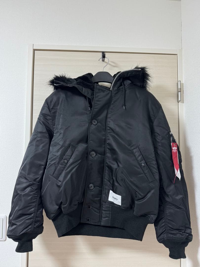 【美品】Wtaps x ALPHA INDUSTRIES N-2B BLK/M