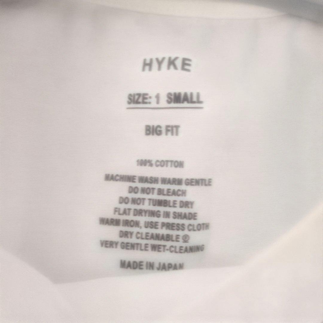 HYKE 2025SS Tシャツ 白 ハイク カットソー トップス