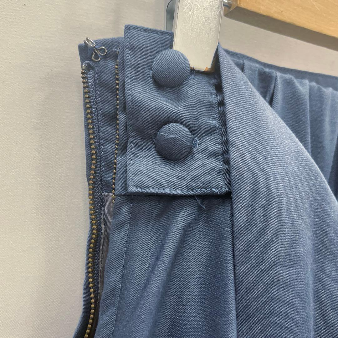 ■ sheglit シェグリット ロングスカート ブルー M 裏地有