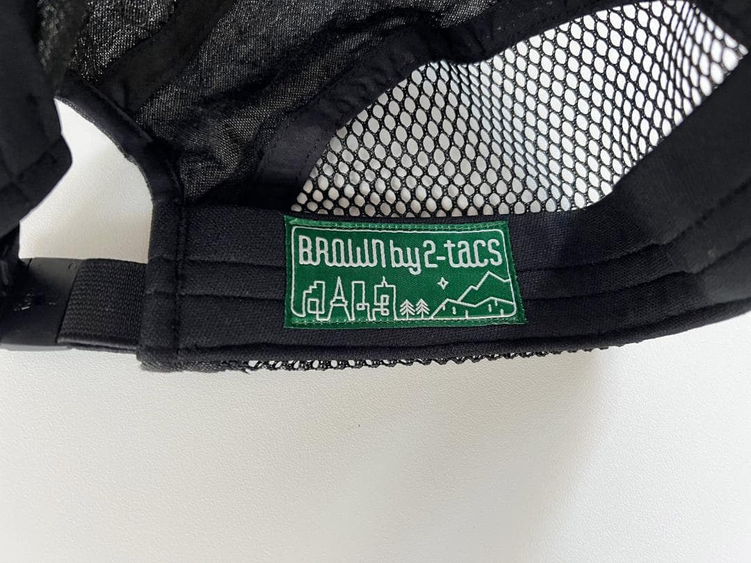 BRAWN by 2-tacs Mesh jet cap チャコール 2タックス