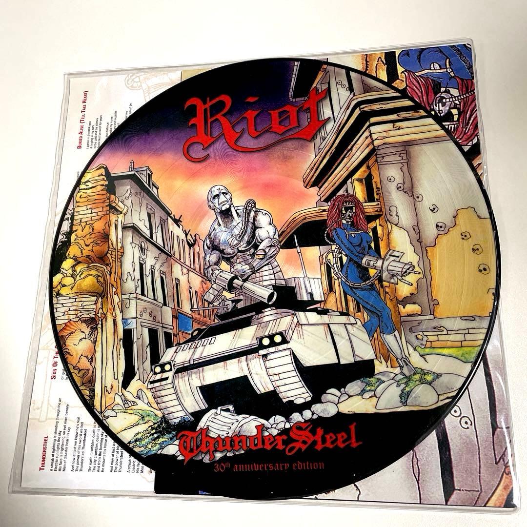 【超名盤】ライオット　サンダースティール　LPレコード　限定盤