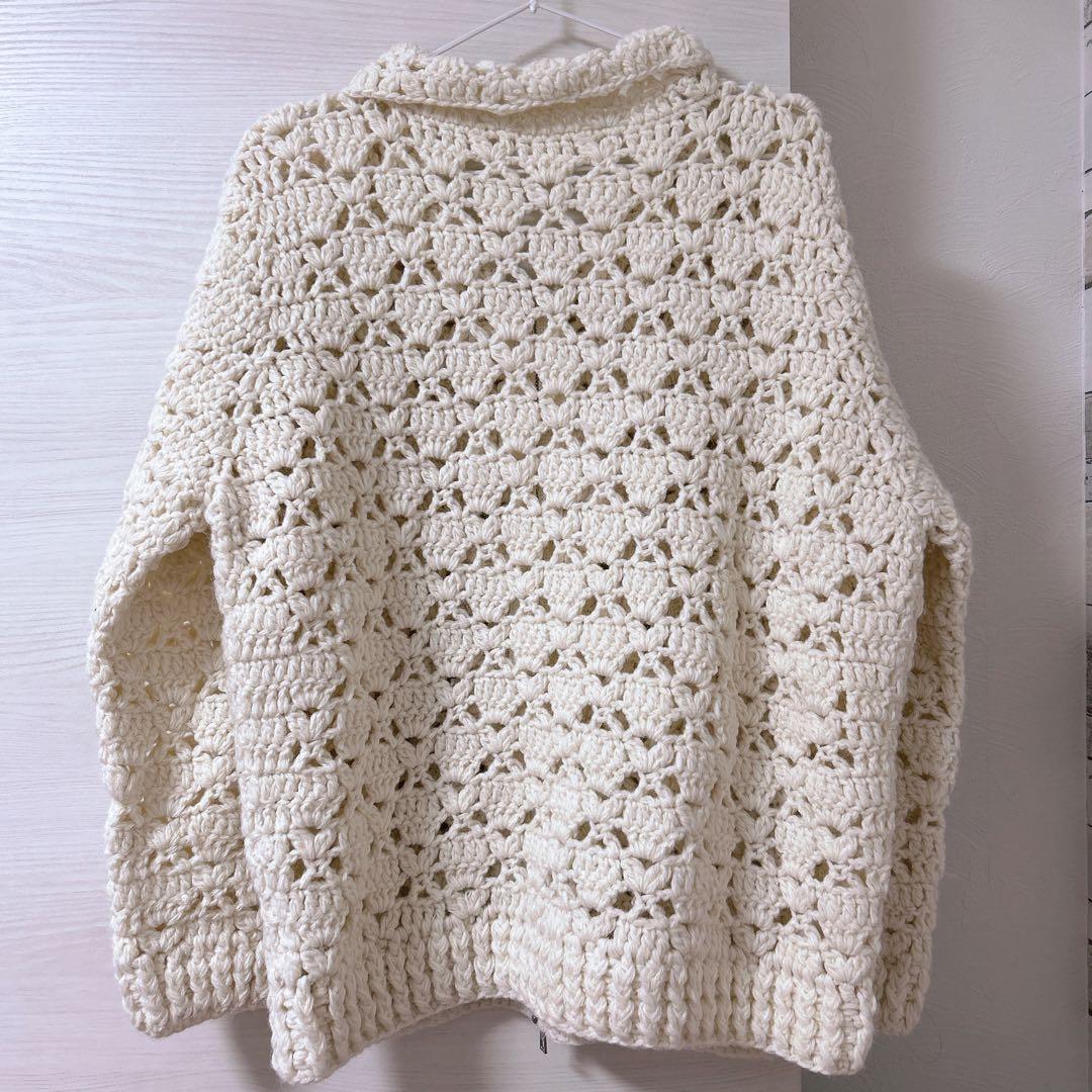 m*a様 LAULEN double zip crochet knit card