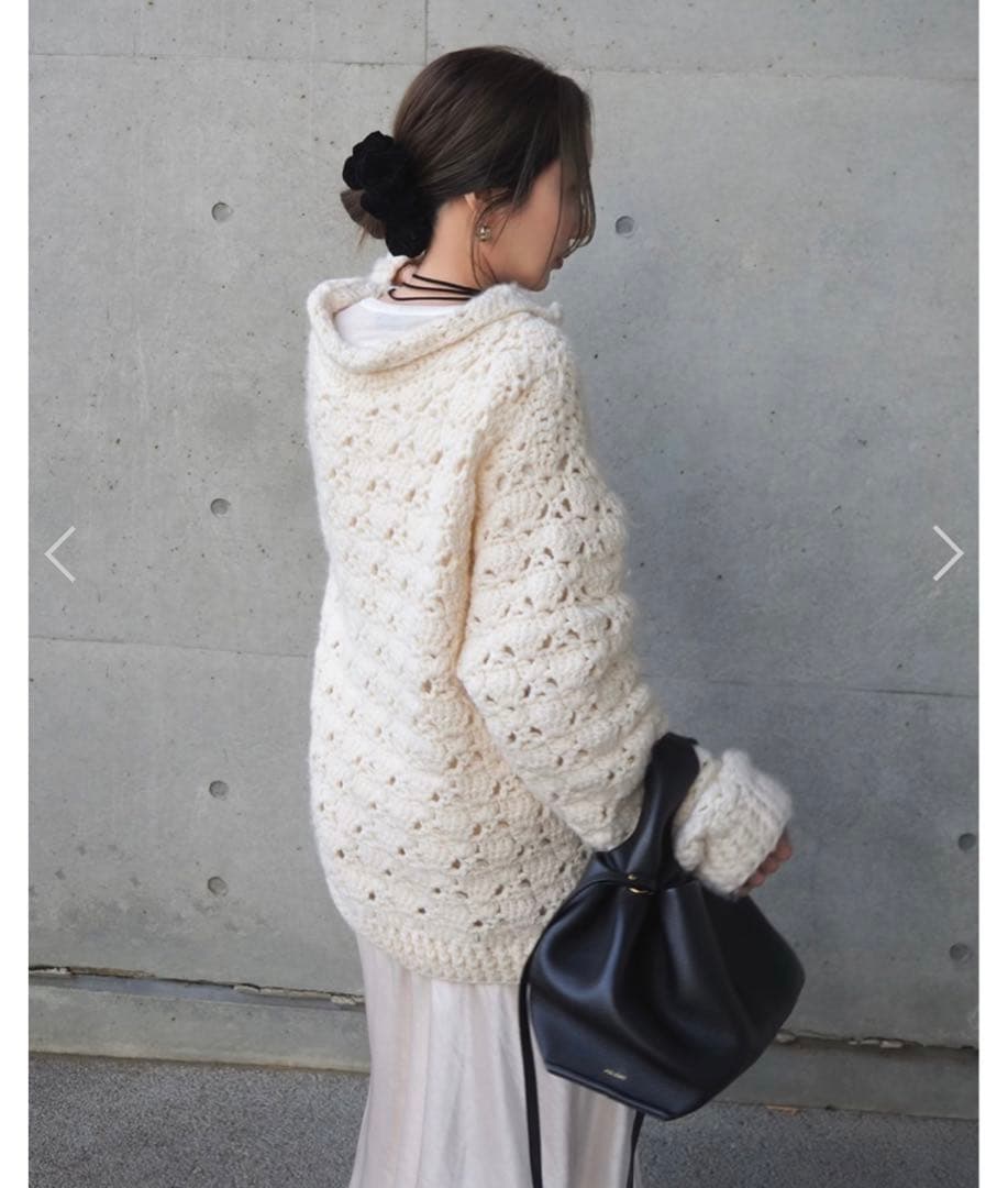 m*a様 LAULEN double zip crochet knit card