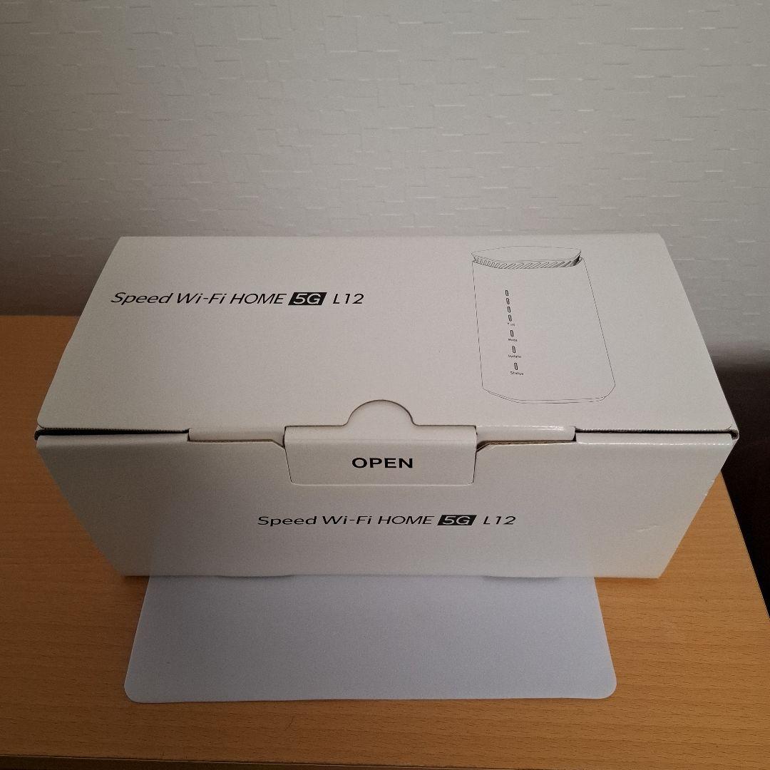 WiMAX Speed Wi-Fi  5G L12 ホームルーター