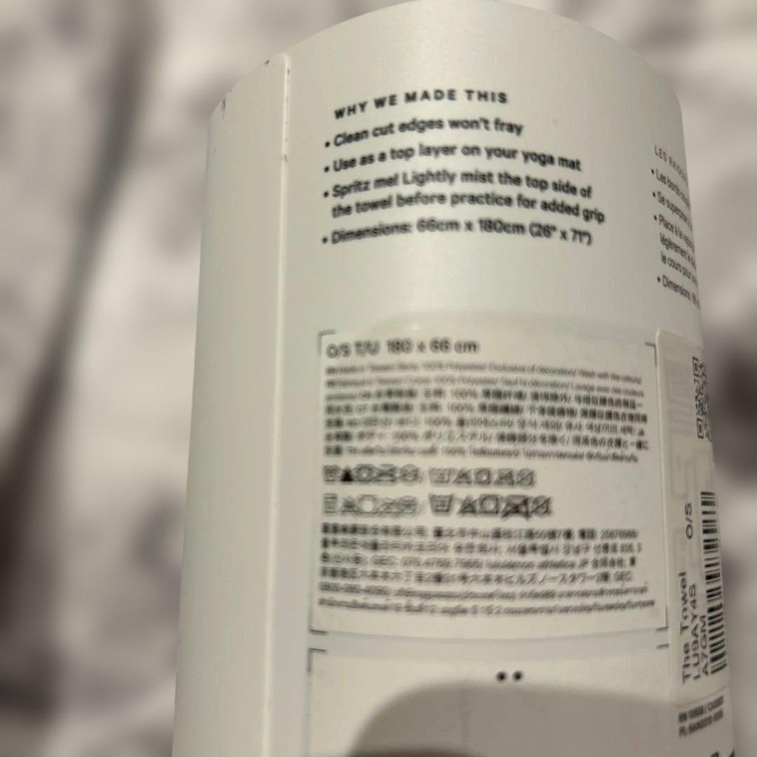 ヨガマット　タオル　ルルレモン新品