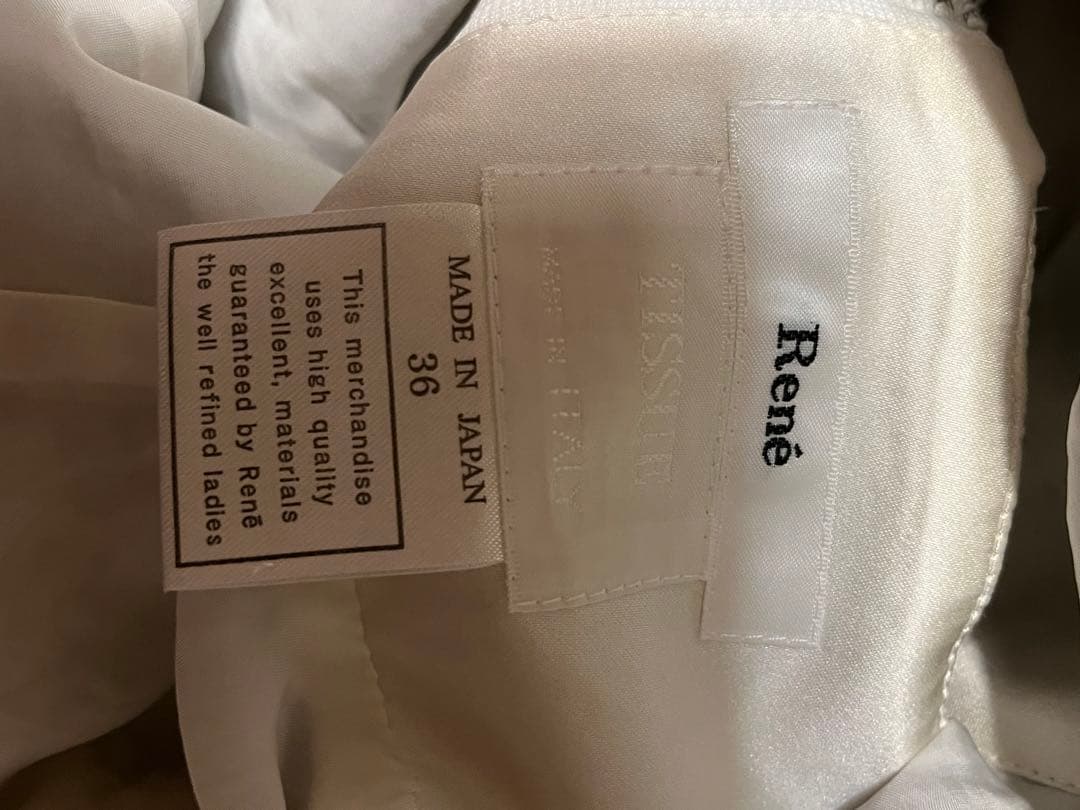 モ*モ様 Made in Italy ルネ rene ツイードワンピース　36