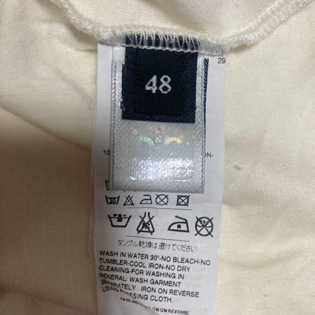 D&G タンクトップ ホワイト サイズ48