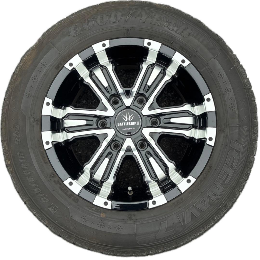 ハイエース　スタッドレスタイヤ　バトルシップⅡ 215/65R16