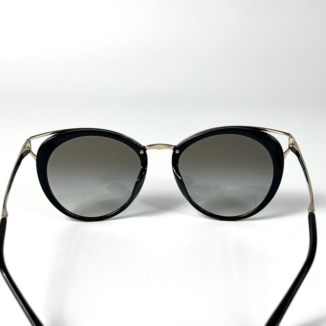 美品　プラダ　PRADA サングラス　SPR66T-F キャットアイ　ブラック