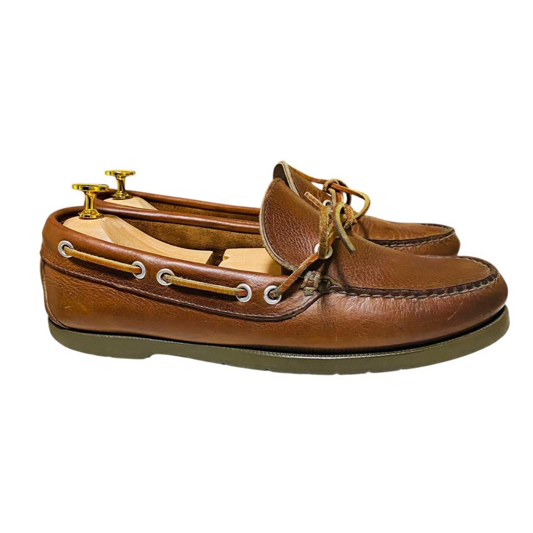 L.L.Bean エルエルビーン　レザー　ブラウン　モカシン　デッキシューズ