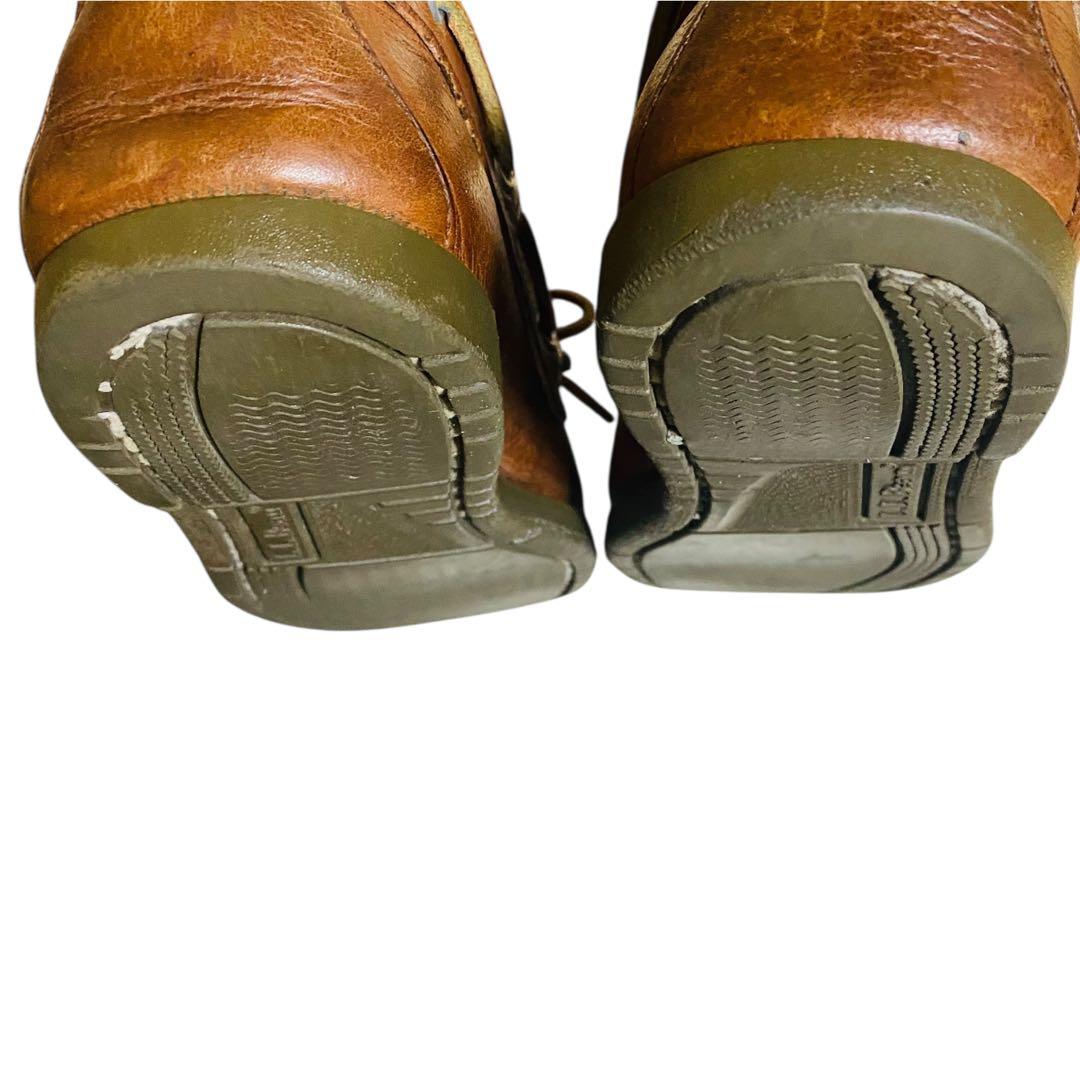 L.L.Bean エルエルビーン　レザー　ブラウン　モカシン　デッキシューズ