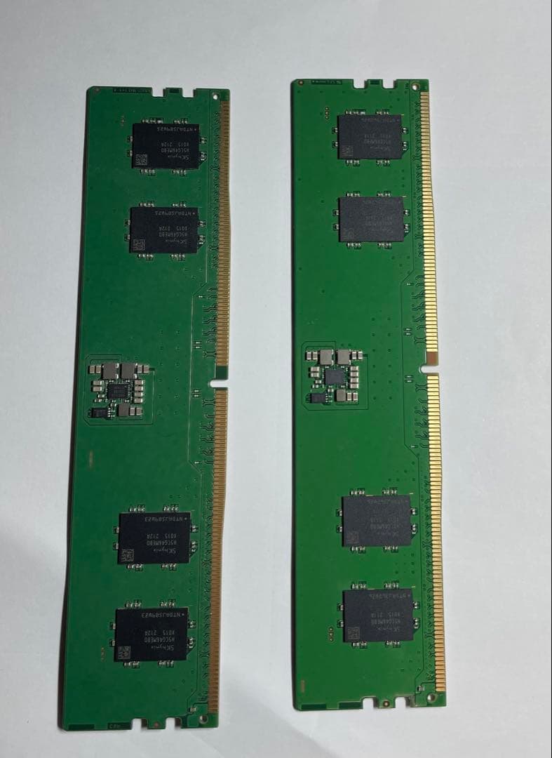 SK hynix DDR5-4800メモリ　8GB 2枚
