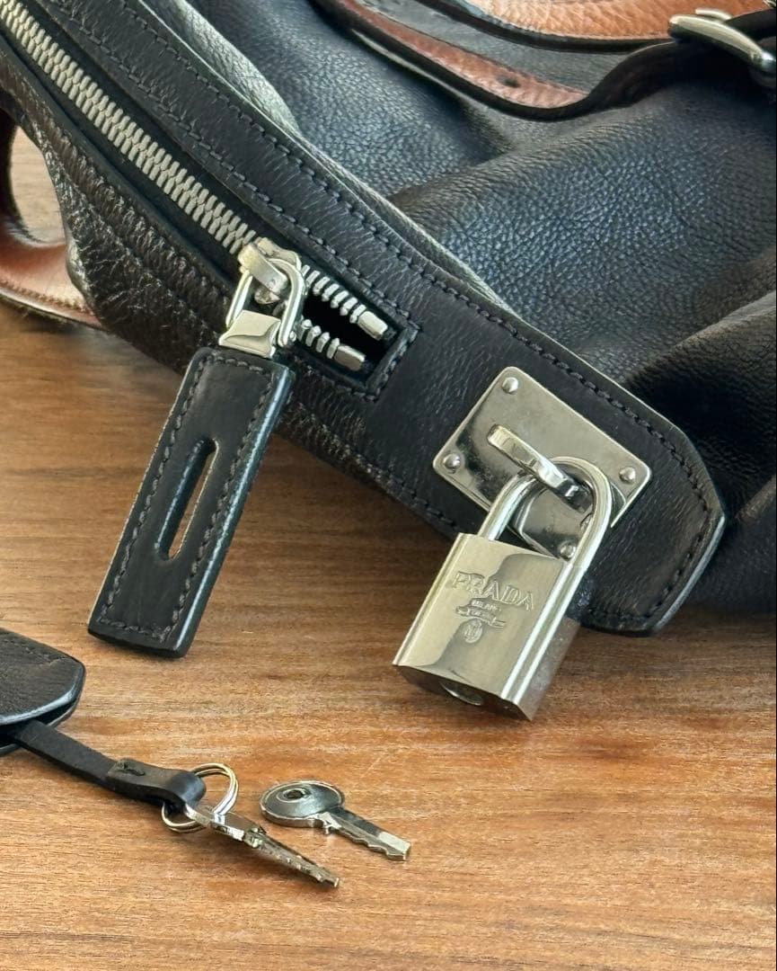 こ*じ様 希少 PRADA ヴィンテージボストンバッグ