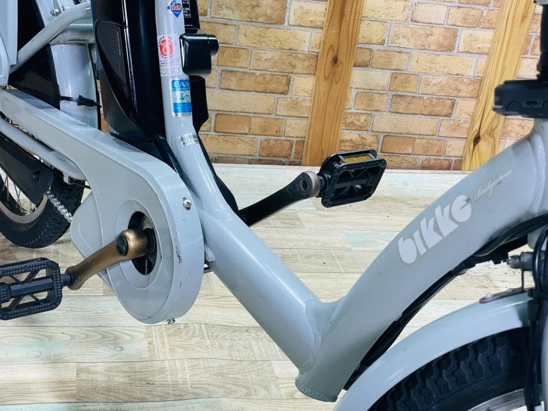値上直前 超人気 BIKKE ビッケ ブリヂストン子供乗せ電動自転車 H3654