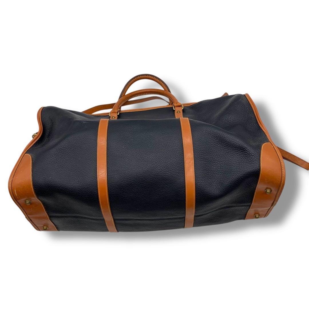 極美品　DOONEY＆BOURKE　ボストン　バッグ　2way 黒　シボ革